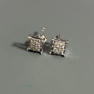 Kohl's 1/10 Carat Diamond Square Stud Earrings